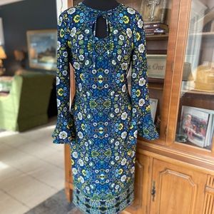 Maggie London Floral Stretch Dress sz 10